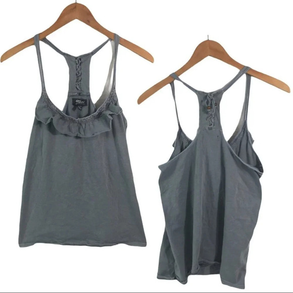 WS330 Silver Jeans Co. Trendy Tank Top Blouse XL - Picture 1 of 6